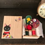 手のひらの裁縫箱「お裁縫黒猫」送料無料