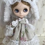【新作】「花うさぎ」ワンピース、ミミ帽子、トートバックの３点セット