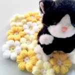 お花の鍋敷き　＊レモン＊