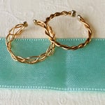 シンプルなゴールドリング 2本セット