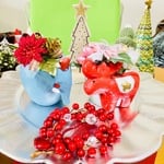 サンタ象さん🤶とトナカイくんツリーつき🎄