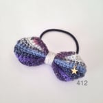 スターと毛糸の角丸リボン412