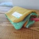🌳Hinoa88 ループ付き 大判8重ハンカチタオル  fogループ