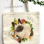 フレッシュサラダとシャム猫のトート