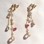 キラキラ✧✨✡ 輝く チェーン ピアス/イヤリング