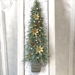 シャビーフレームのクリスマスツリー🎄プリザーブドリ  ーフ 花ブリザード 高さ40cmウッドフレーム クリスマス プレゼント  クリスマスツリー 壁掛け ギフトシャビーフレーム サプライズ  