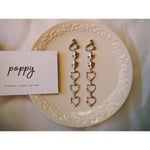 silver × heart  earring シルバー×ハートイヤリング