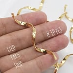 10個 ＊ 大振り らせんチャーム 