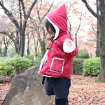 もこもこボアの小人コート＊レッド