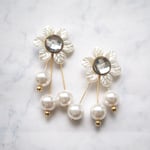 フラワーパールピアス/イヤリング