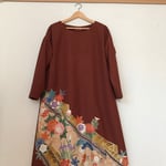 和柄☆着物からワンピース