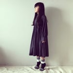 ダークグレーのワンピース(130cm)