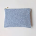 【Wool/Sweat】ふんわりフラットポーチ
