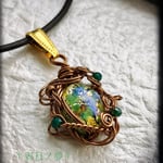 グリーンドラゴンの息吹ペンダント