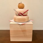 【再販】木彫りのかがみもち【受注生産】