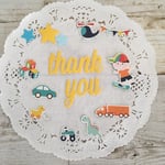 デコレーション素材 thank you  イエロー BOY 