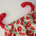 307Ａ型大きい　赤　はなの森　ガーゼ　基本のふんどしパンツ 