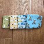 ガーゼ ミニハンカチ ４枚セット 109