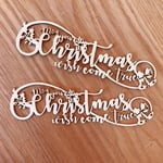 chica_sunny316さんコラボ商品★ ［May your Christmas wish come true] タイトルチップボード（2個入り)