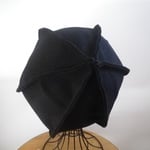 TOPI  とんがりウールのベレー（ブラック）
