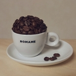 お豆モリモリ‼コーヒーカップのオーナメント