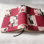 茶の浮世絵ブックカバー(文庫本サイズ)麻の葉