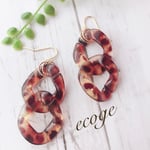 ♡べっ甲チェーンピアス♡