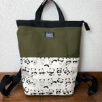 2ウェイバッグ（パンダ）カーキ