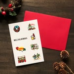 【NEW・送料無料】ホリデーシーズン限定★ハワイアンクリスマスカード★Happy Kalikimaka