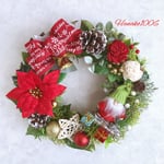 サンタさんのクリスマスリース