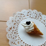 たっぷりソフトクリームブローチ☆ver.1