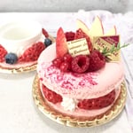 【再販】マカロンケーキ小物入れ  ピンクベリータイプ  フェイクスイーツ