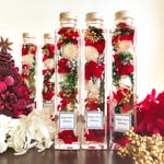 メリークリスマス white rose  ハーバリウムロングタイプ
