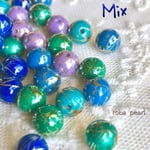 寒色 Mix💫ゴージャスライン8mm  穴あき  貫通