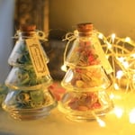 北海道産ドライ紫陽花のクリスマスツリーボトル　