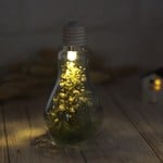 電球ボトルランプ【カスミ草】