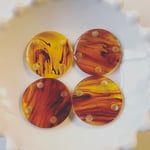 再販無し◆ デッドストック  25mm べっこう パーツ