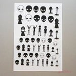 宇宙人　レジン封入用フィルム