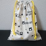 巾着袋 ☆くまさん柄 お着替え袋  体操服袋 給食袋  入園入学         