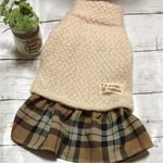 犬服  袖付きワンピース