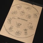 星座猫の壁掛けカレンダー☆黄道十二星座