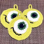 アクリルたわし  エコたわし ガーランド  コースター
