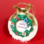  送って飾れるクリスマスカード   （ドリーミィーリース)