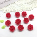 赤 手作り 材料  薔薇 パーツ 樹脂 粘土   ソイワックス 72