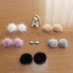 【再販】ふわふわミンクファーのシューズクリップ