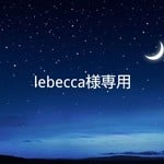 lebecca様専用ページ