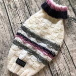 胸まわり48〜52cm/雪DOGセーター
