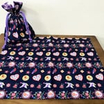 入学応援価格！17日、日曜まで500円！40×50　リバーシブルランチョンマットと給食袋