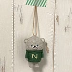 羊毛フェルトのパーカーくま４