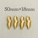 importマットゴールドリーフチャーム ゴールド 4個入り